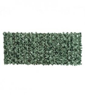 Artificial Leaf Screen Panel, 2.4x1 m-Dark Green — Size: 240cm x 100cm