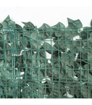 Artificial Leaf Screen Panel, 2.4x1 m-Dark Green — Size: 240cm x 100cm