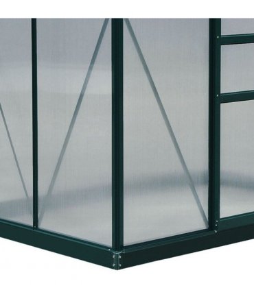 1.9x1.3x2 m Walk-In Mini Greenhouse-Dark Green Frame — Size: 190cm x 132cm x 201cm
