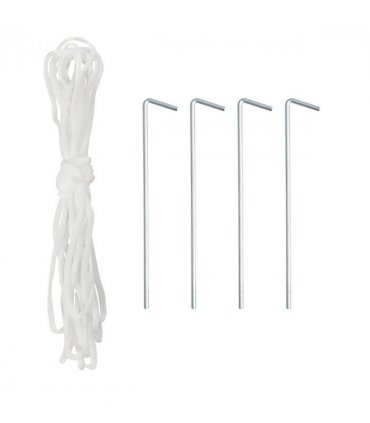 250L X 200W X 200H cm Walk-in Greenhouse-White PE — Size: 2.5m x 2m x 2m
