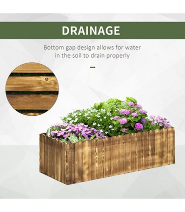 Fir Plant Pot 100Lx 40Wx 30H cm — Size: 100L x 40W x 30H (cm)