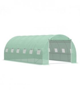 Walk-in Greenhouse, 6 x 3 M-Green — Size: 6m x 3m x 1.9m
