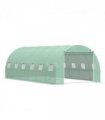 Walk-in Greenhouse, 6 x 3 M-Green — Size: 6m x 3m x 1.9m