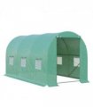 Walk-in Greenhouse, 4 x 2 M-Green — Size: 4m x 2m x 1.9m