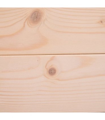 Fir Wood Raised Rectangular Plant Stand Oak Tone — Size: 86cm x 46cm x 76cm