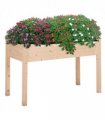Raised Wood Garden Bed Planter Vegetables Grow Flower Herbs Box Kit — Size: 122.5Lx56.5Wx76H (cm)