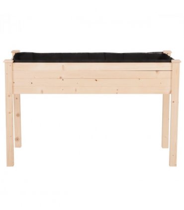 Raised Wood Garden Bed Planter Vegetables Grow Flower Herbs Box Kit — Size: 122.5Lx56.5Wx76H (cm)