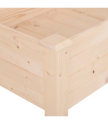 Raised Wood Garden Bed Planter Vegetables Grow Flower Herbs Box Kit — Size: 122.5Lx56.5Wx76H (cm)