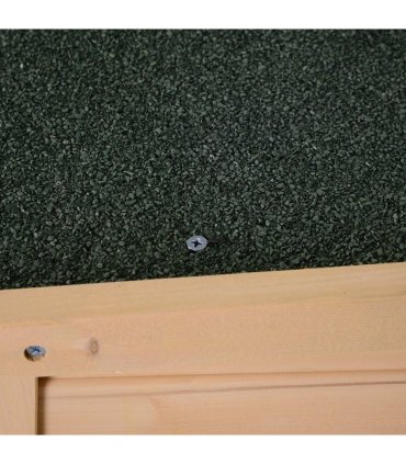 Garden Shed Outdoor Tool Storage w/ 2 Shelve 75 x 56 x115cm Natural — Colour: Natrual Wood Color