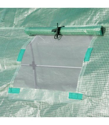 6 x 3 x 2m Greenhouse Replacement Cover ONLY for Tunnel Greenhouse — Size: 6m x 3m x 2m