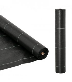 2x50m Weed Barrier Fabric Durable Convenient Design Weed Block Mat — Size: 2m x 50m