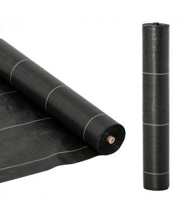 2x50m Weed Barrier Fabric Durable Convenient Design Weed Block Mat — Size: 2m x 50m