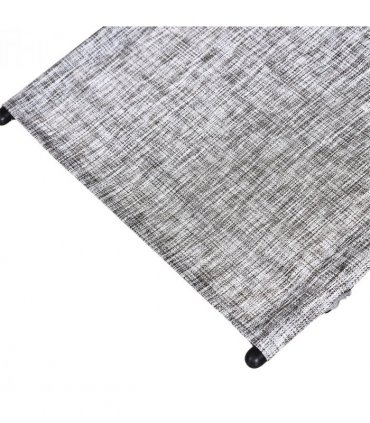 Steel Frame Zero Gravity Rocking Lounge Chair w/ Pillow Grey