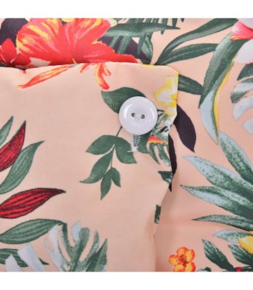 100x106cm Hanging Hammock Chair Stripe Flowers Pattern — Colour: Floral