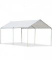 3m x 6m Heavy Duty Galvanized Steel Frame Canopy Vehicle Shelter White