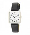 Ravel Women's White Face Rectangular Fashion Watch R0139.02.2 — Colour: Black/Silver