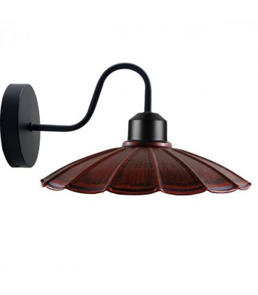 Rustic Wall Light For Living Room ~1214 — Colour: Brushed Brass