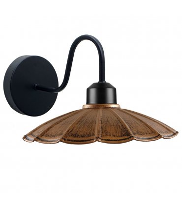 Rustic Wall Light For Living Room ~1214 — Colour: Brushed Copper