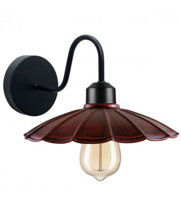 Rustic Wall Light For Living Room ~1214 — Colour: Brushed Silver
