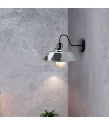 Rustic Industrial Adjustable Gooseneck Indoor Wall Sconce Light ~1186 — Colour: French Gold — V069775185