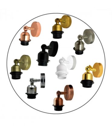 Rustic Wall Sconce Lights Industrial Wall Lamps ~2249 — Colour: Rose Gold