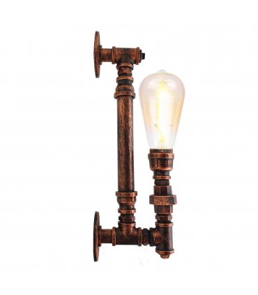 Steampunk Pipe Lights Wall Lamp Indoor Lighting ~2813 — Colour: Black