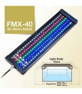 LICAH WRGB Light for Aquatic Plants / Fresh Water / 40~105cm — Colour: FMX-40