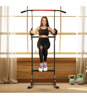 Power Tower Station Pull Up Bar for Home Gym Workout Equipment HOMCOM