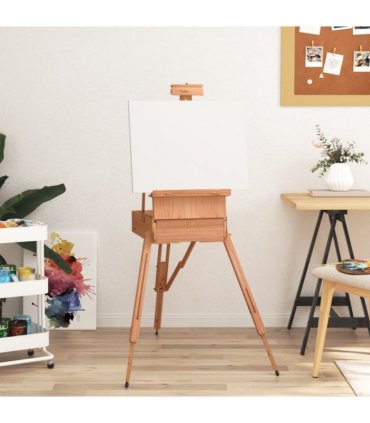 vidaXL Easel Stand 81x121x173 cm Solid Beech Wood