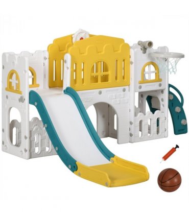 Wooden Swing Set Toddler Slide