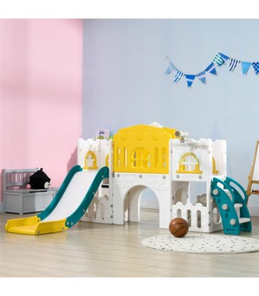 Wooden Swing Set Toddler Slide
