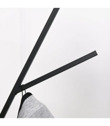 Coat Rack Metal Brown 180cm Free Standing Coat Rack Shelf Holder Hat Hanger