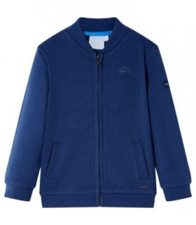 vidaXL Kids'Sweatshirt with Zip Navy 104