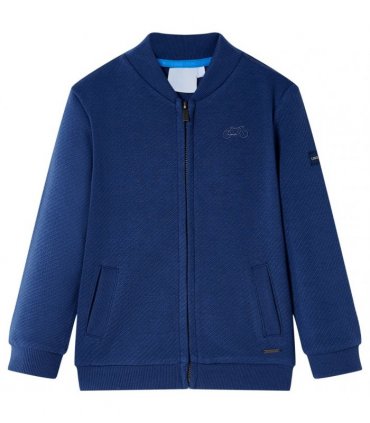 vidaXL Kids'Sweatshirt with Zip Navy 104