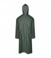 vidaXL Waterproof Heavy-duty Long Raincoat with Hood Green L