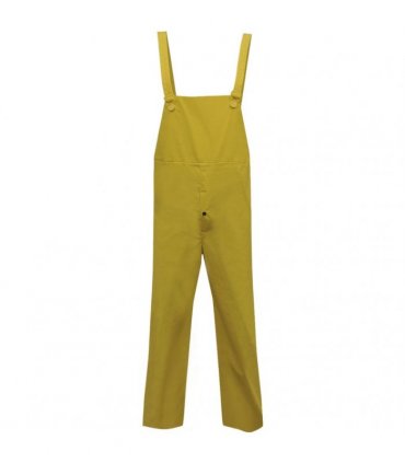 vidaXL Waterproof Heavy-duty 2-piece Rain Suit with Hood Yellow XL