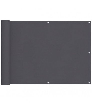 vidaXL Balcony Screen Anthracite 75x500 cm Oxford Fabric