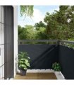 vidaXL Balcony Screen Anthracite 90x300 cm Oxford Fabric