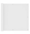 vidaXL Balcony Screen White 90x300 cm Oxford Fabric