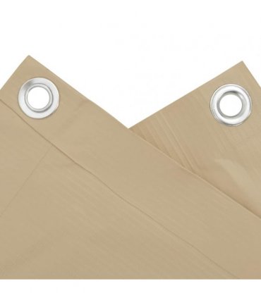 134940 vidaXL Balcony Screen Beige 90x300 cm Oxford Fabric