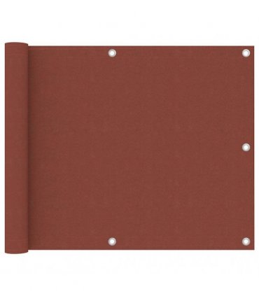 vidaXL Balcony Screen Terracotta 75x300 cm Oxford Fabric