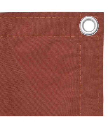 vidaXL Balcony Screen Terracotta 75x300 cm Oxford Fabric