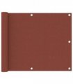 vidaXL Balcony Screen Terracotta 75x500 cm Oxford Fabric