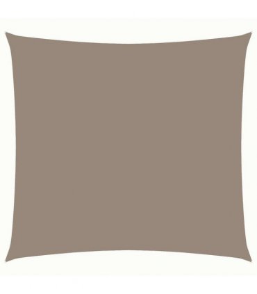vidaXL Sunshade Sail Oxford Fabric Square 2,5x2,5 m Taupe