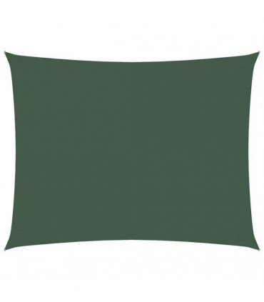 vidaXL Sunshade Sail Oxford Fabric Rectangular 2x3.5 m Dark Green