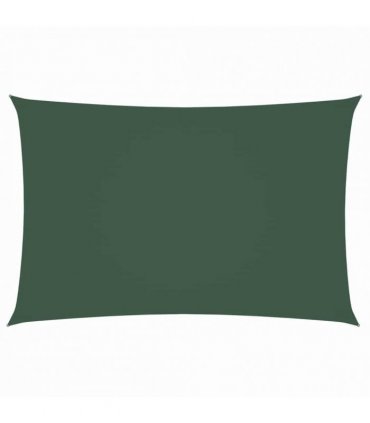 vidaXL Sunshade Sail Oxford Fabric Rectangular 2x4 m Dark Green