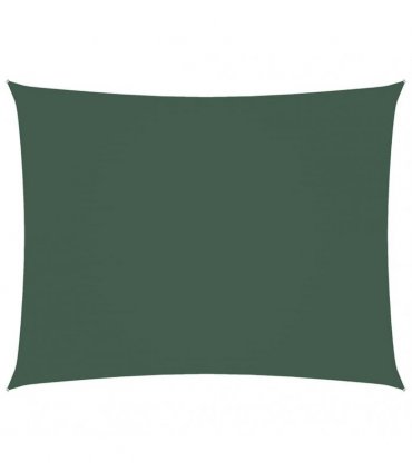 vidaXL Sunshade Sail Oxford Fabric Rectangular 3x4.5 m Dark Green