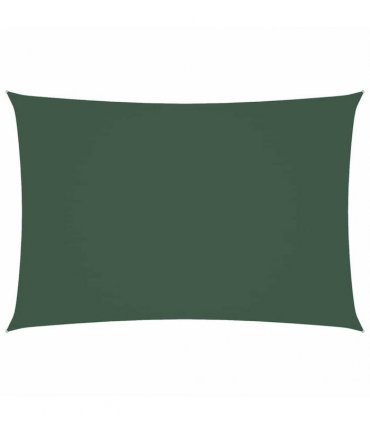 vidaXL Sunshade Sail Oxford Fabric Rectangular 3x5 m Dark Green