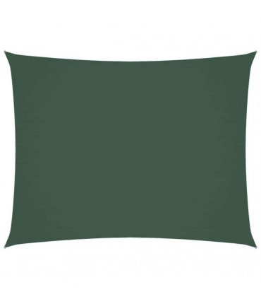 vidaXL Sunshade Sail Oxford Fabric Rectangular 3.5x4.5 m Dark Green