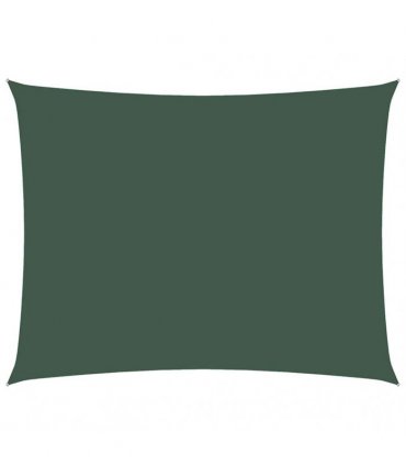 vidaXL Sunshade Sail Oxford Fabric Rectangular 3.5x5 m Dark Green